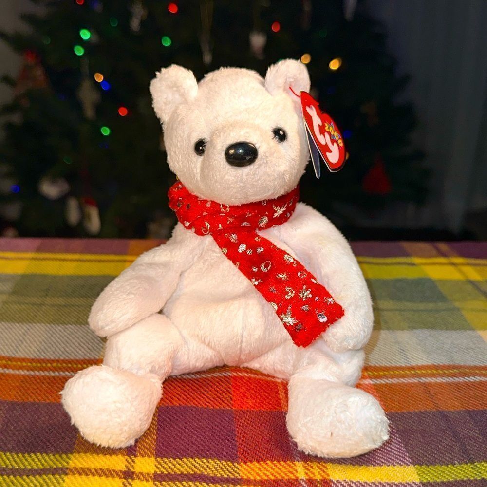 Ty beanie baby 2000 Holiday Teddy born on 12/24/2000
